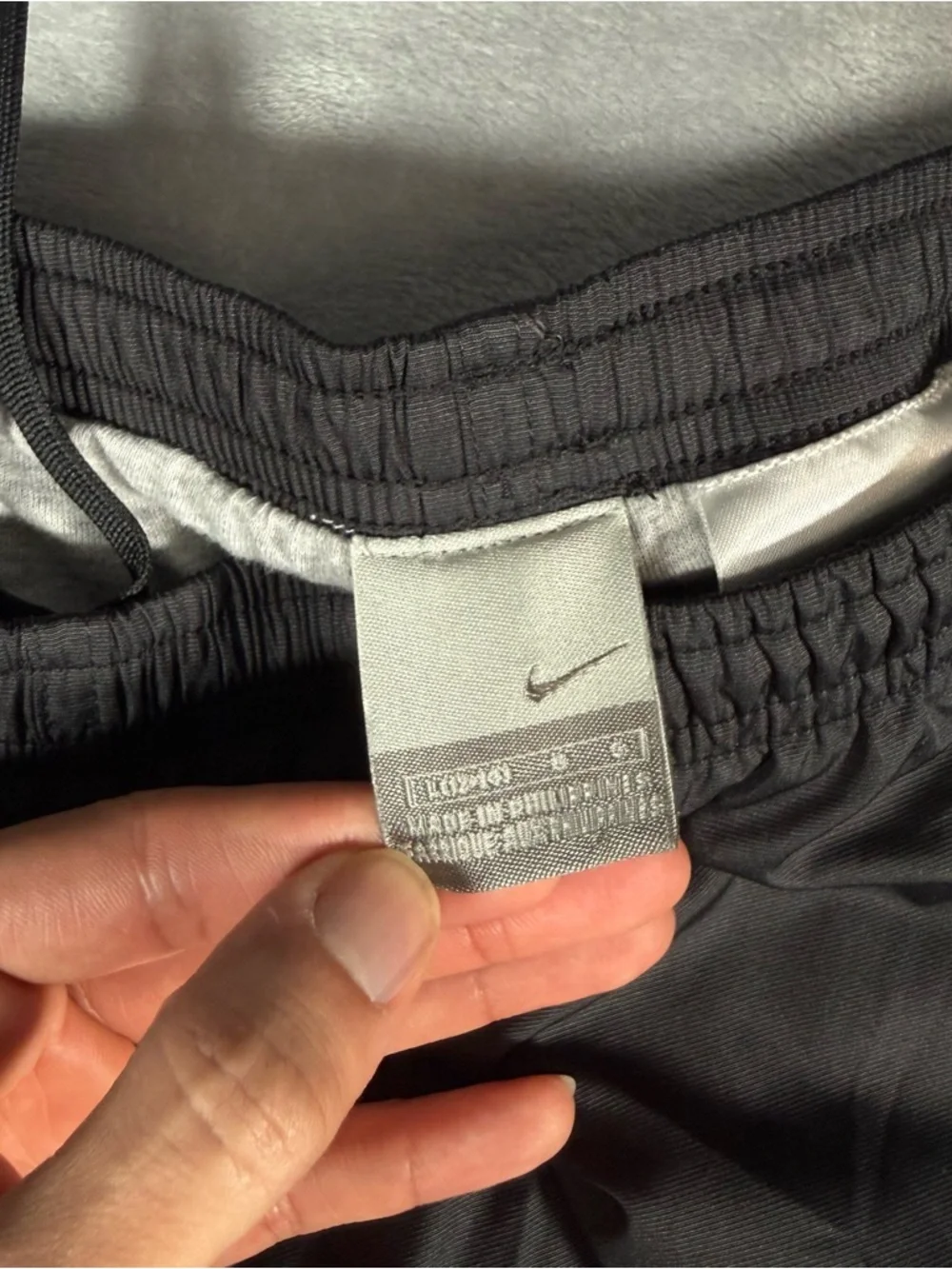 Vintage Nike Track Pants Womens L (33x29) Baggy Oversized Fit Mid Rise Lined Y2K